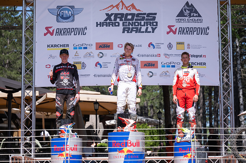 Junior World Championship podium